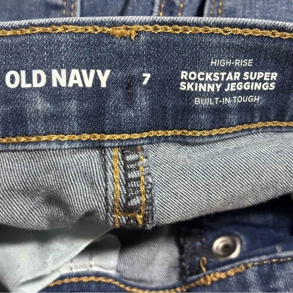Bundle of 2 Old Navy kids jeans ballerina jeggings and rockstar super skinny